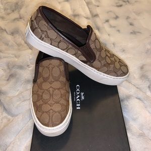 Coach slip on sneakers